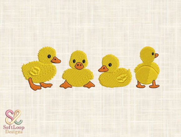 Cute Fluffy Ducklings Embroidery Review