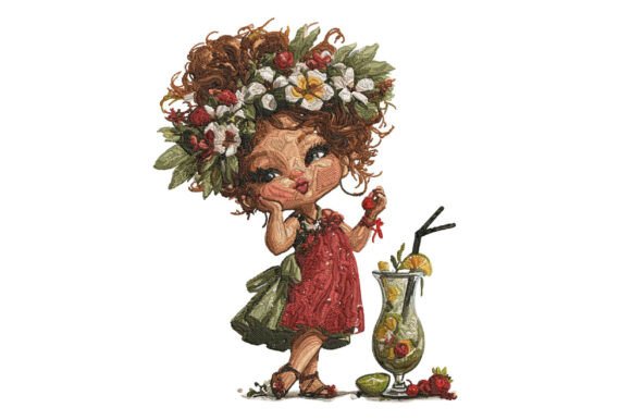 Cute Summer Girl Embroidery Design Review
