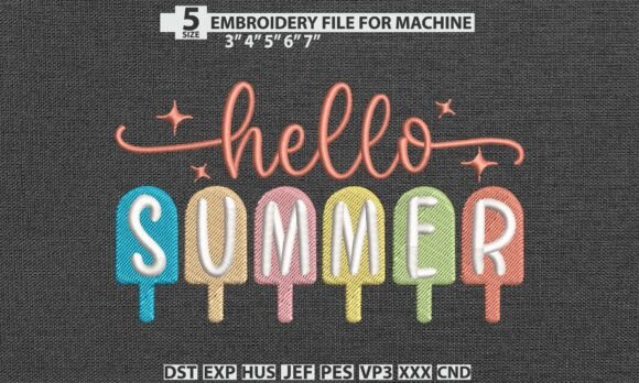 Hello Summer Embroidery Design Review